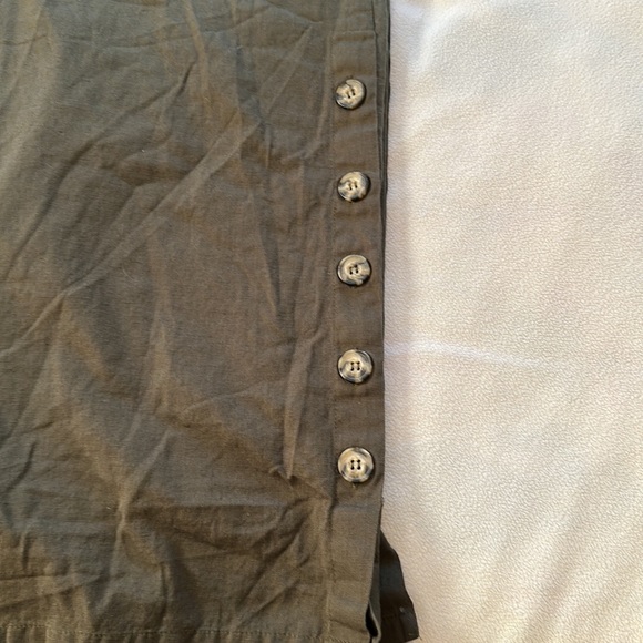 EUC army green Ashley Stewart jumpsuit size 14/16 - Picture 6 of 9